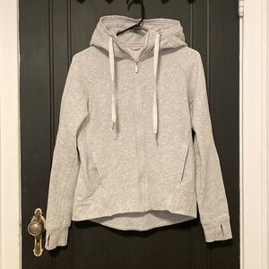 Lululemon zip up hoodie. Well worn and comfortable. Size 6